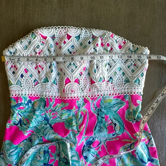 Lilly Pulitzer Brynn shift dress ‘razberry lobsters in love’ 8 EUC - Picture 5 of 9